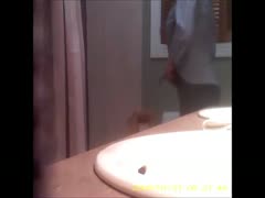 observing my black cock sluts with no teeth urinating in the restroom